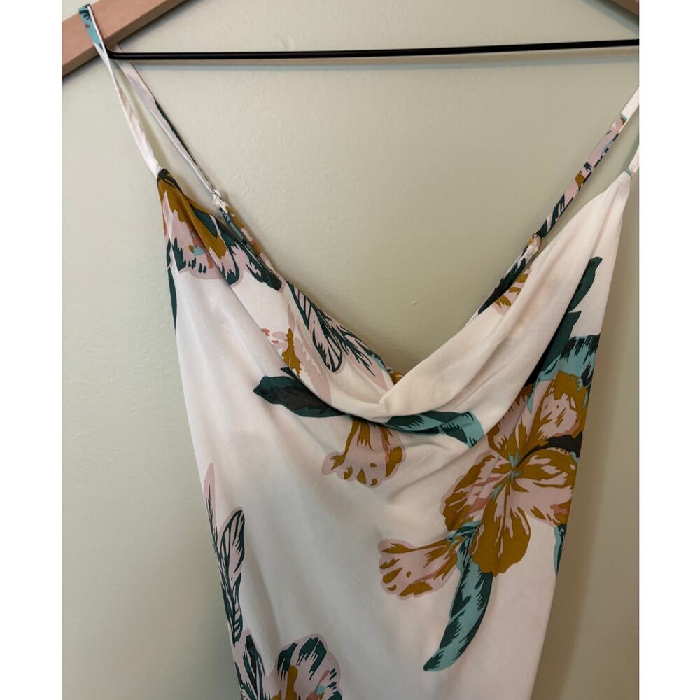 Le Salty Label Mini White Floral Dress Medium - Picture 6 of 12